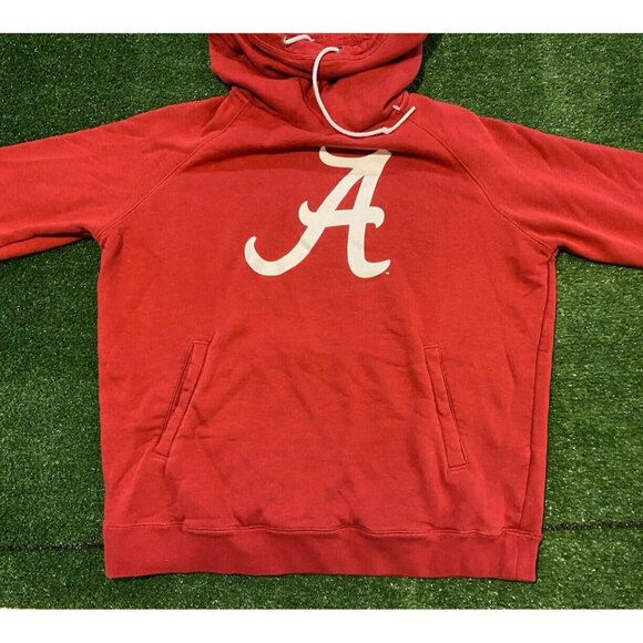 Womens Alabama Crimson Tide hoodie large sweatshirt nike cowl neck ladies Y2K - Picture 5 of 11